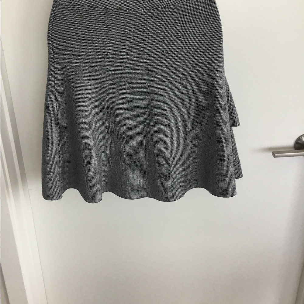 Zara Basic Collection Gray Double Layer Skirt Siz… - image 4